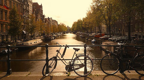 Amsterdam in bicicletta