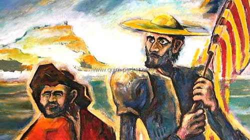 Una passeggiata per Barcellona in compagnia di Don Chisciotte 