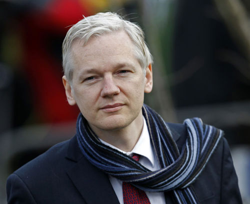 Julian Assange a New York Julian Assange a New York