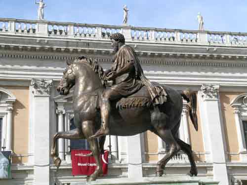 La statua equestre di Marco Aurelio