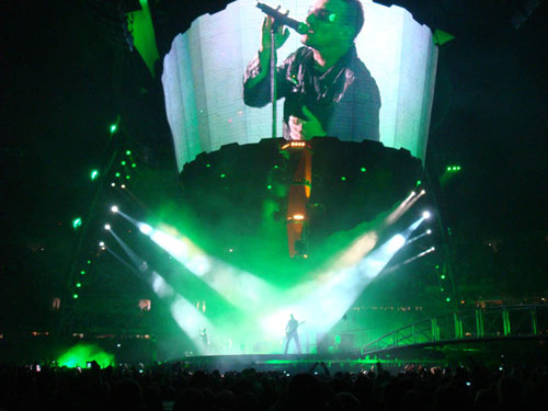 Gli U2 in concerto a Vienna Gli U2 in concerto a Vienna