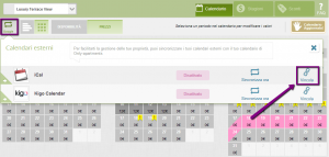 Sincronizzazione automatica con iCal y Kigo