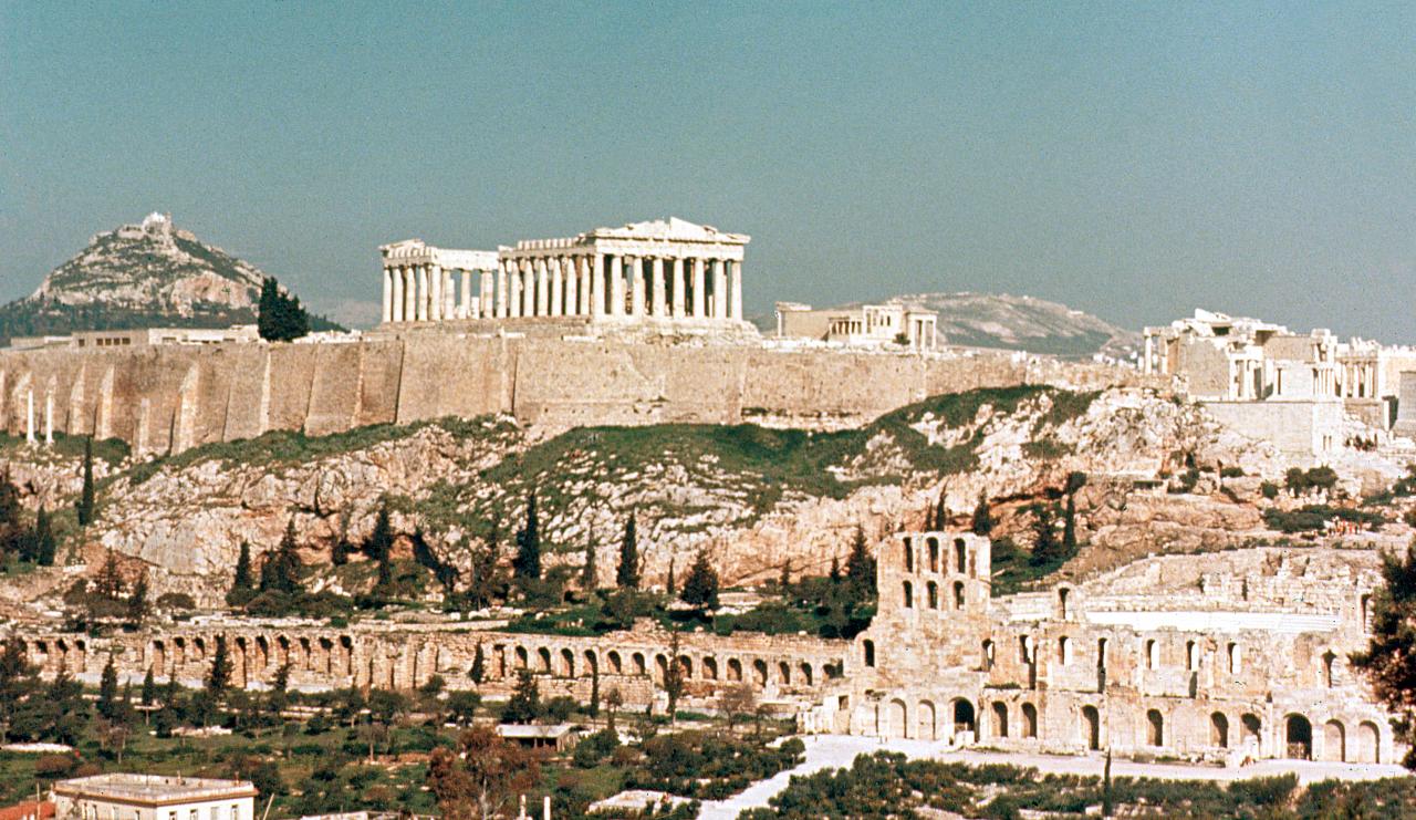 Le migliori viste dell'Acropoli di Atene Le migliori viste dell'Acropoli di Atene