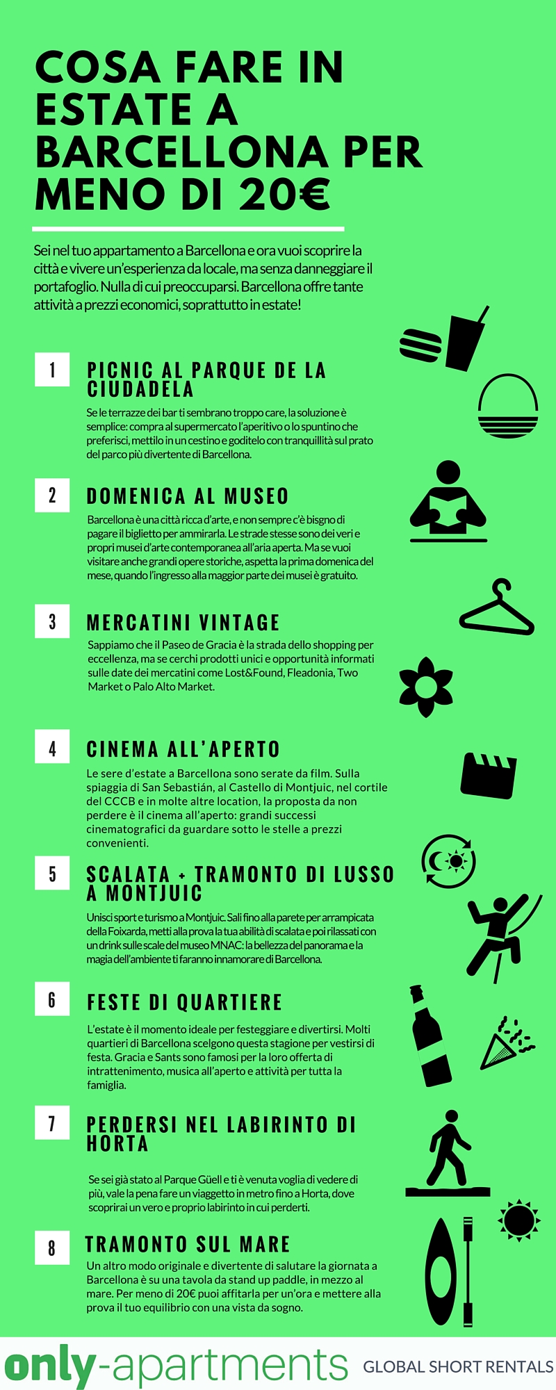 Cosa fare in estate a Barcellona per meno di 20€